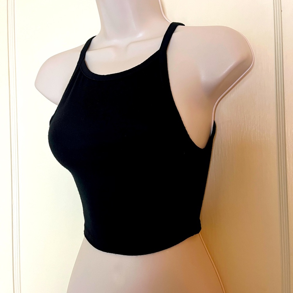 Emma & Sam Black Cropped Top - NWT